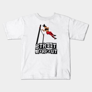 Street Workout- Barsisters- Muscle up360 Kids T-Shirt